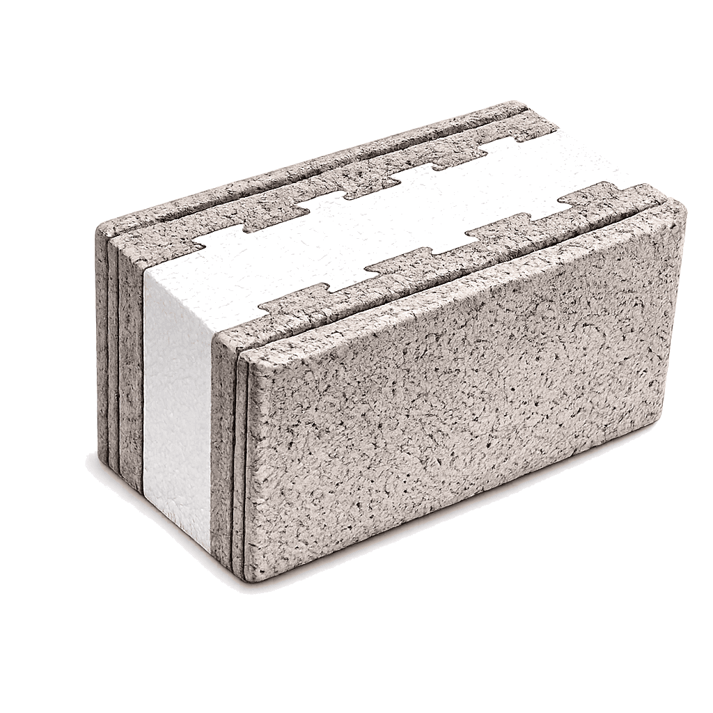 10 inch insulated block